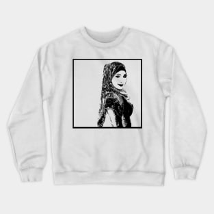 Woman Portrait 43 Fatima Al Fihri Crewneck Sweatshirt